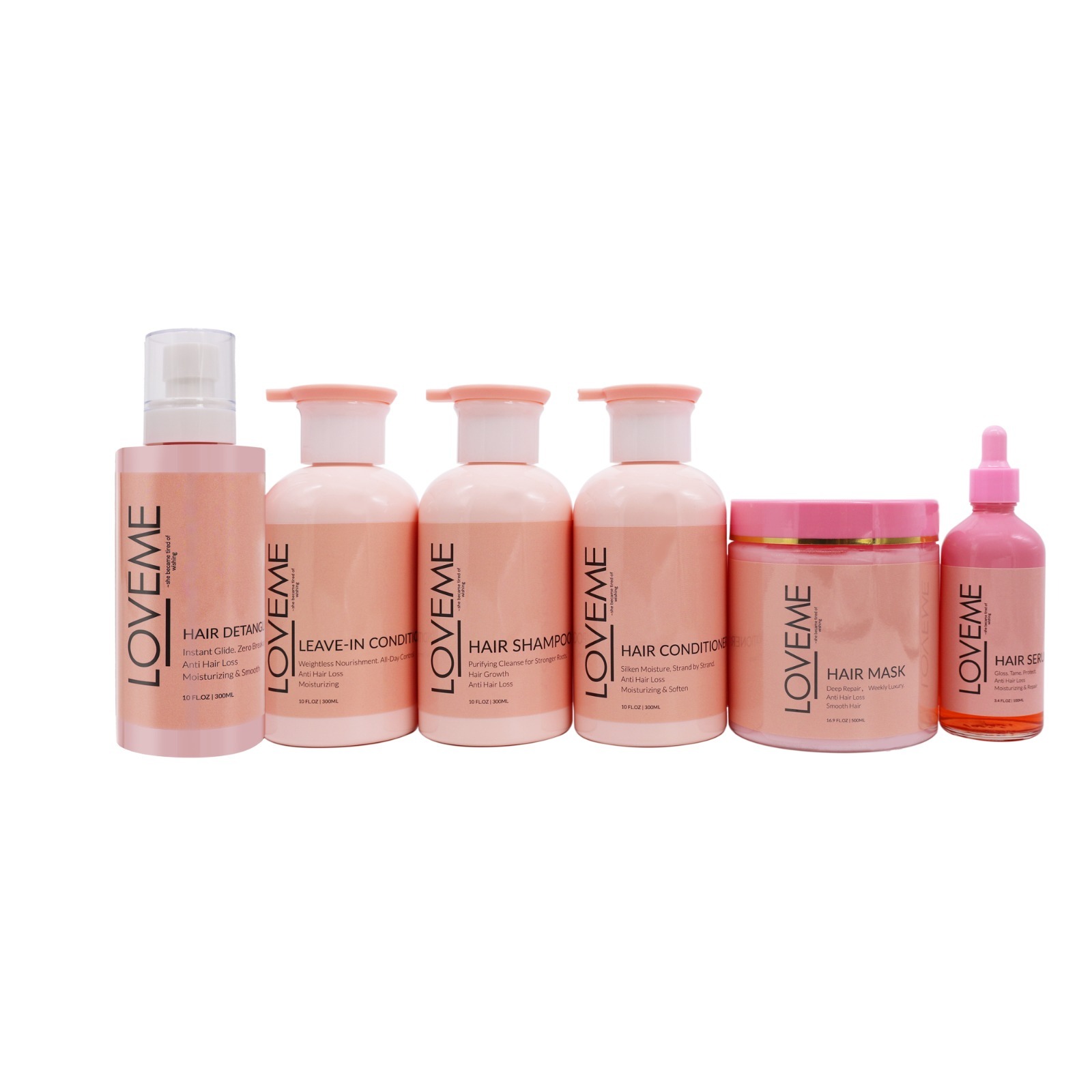 LOVEME complete hair care set